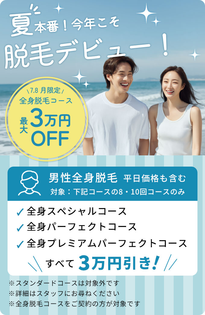 メンズ脱毛バナー